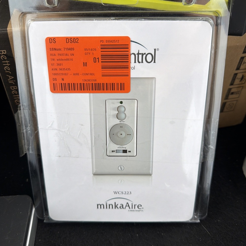 MinkaAire wcs223 Wall Mount 256 Bit AireControl Remote Off White Beige NEW